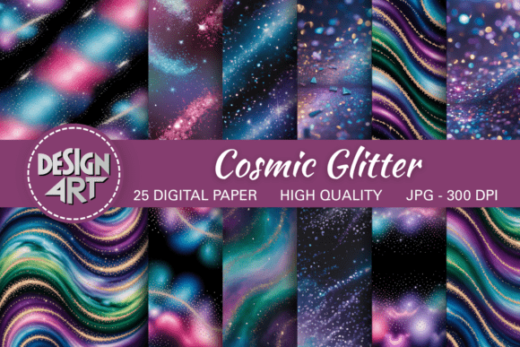 Download Cosmic Glitter Background - Premium Resources