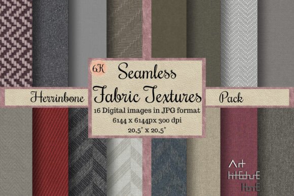 Download 6K Seamless Fabric Texture - Herringbone - Fabric texture Collection